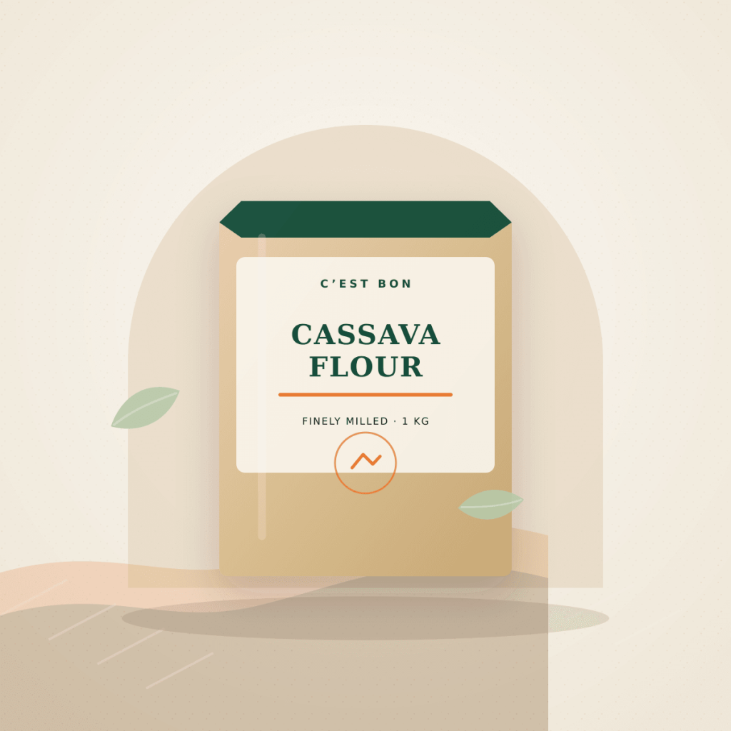 Cassava Flour demo product illustration