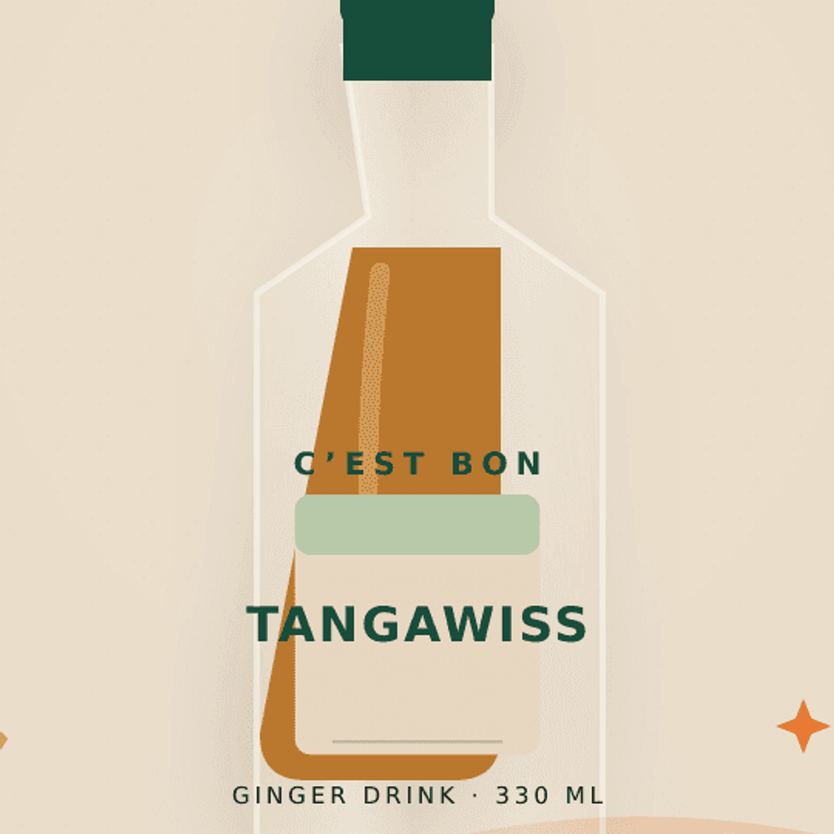 Tangawiss Ginger Drink demo close-up