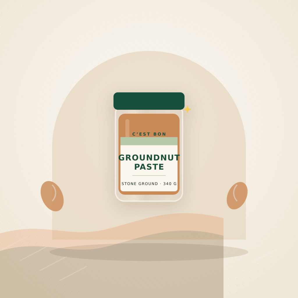 Groundnut Paste demo product illustration