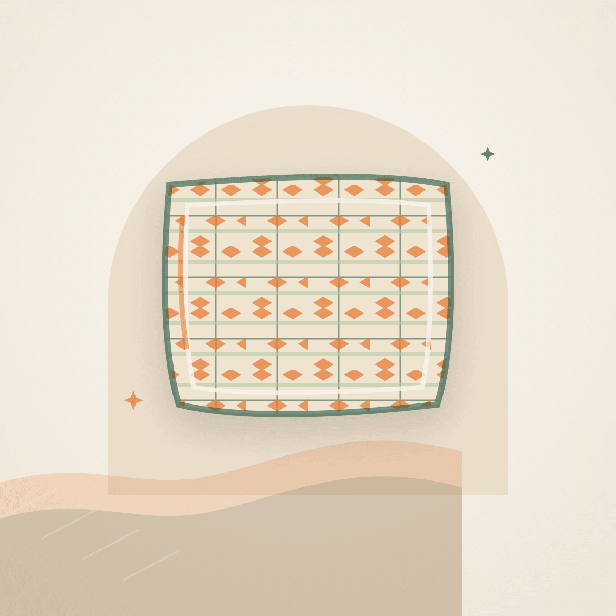 Kuba Cloth Cushion Cover demo product illustration