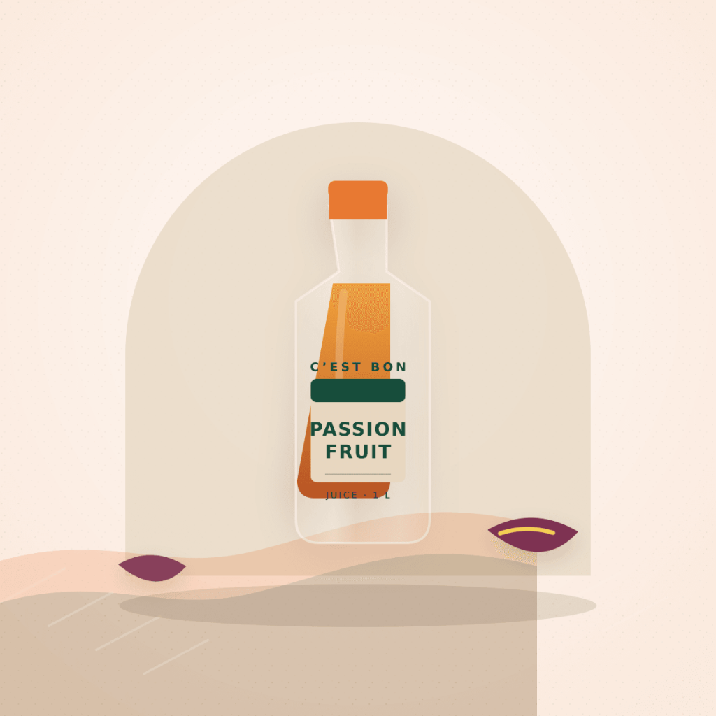 Passion Fruit Juice demo product illustration